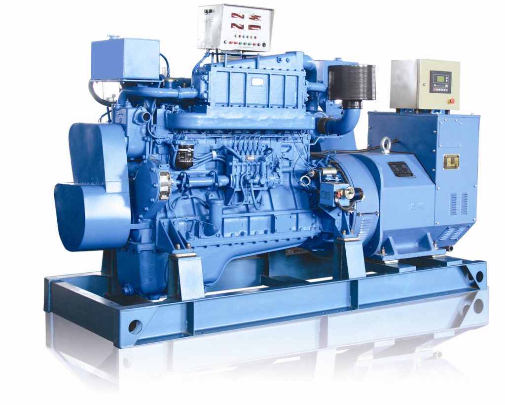 Dong co 3 pha cua may phat dien Mitsubishi 100kva