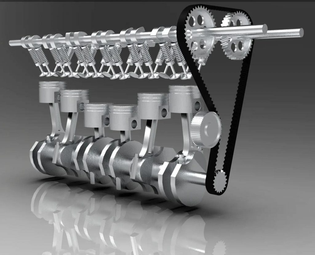 CÁC LOẠI ĐỘNG CƠ ĐỐT TRONG THEO CÁCH BỐ TRÍ XI LANH 1 Động cơ thẳng hàng, chữ I- Inline Engine