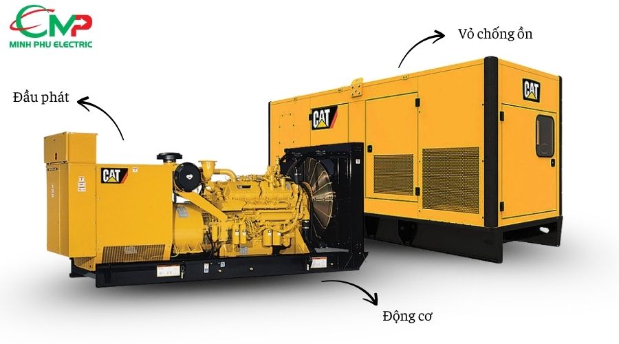 Cấu hình máy phát điện Caterpillar 1000kVA