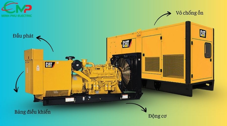 Máy Phát Điện Caterpillar 2000kVA 2 Cấu hình máy phát điện Caterpillar 2000kVA