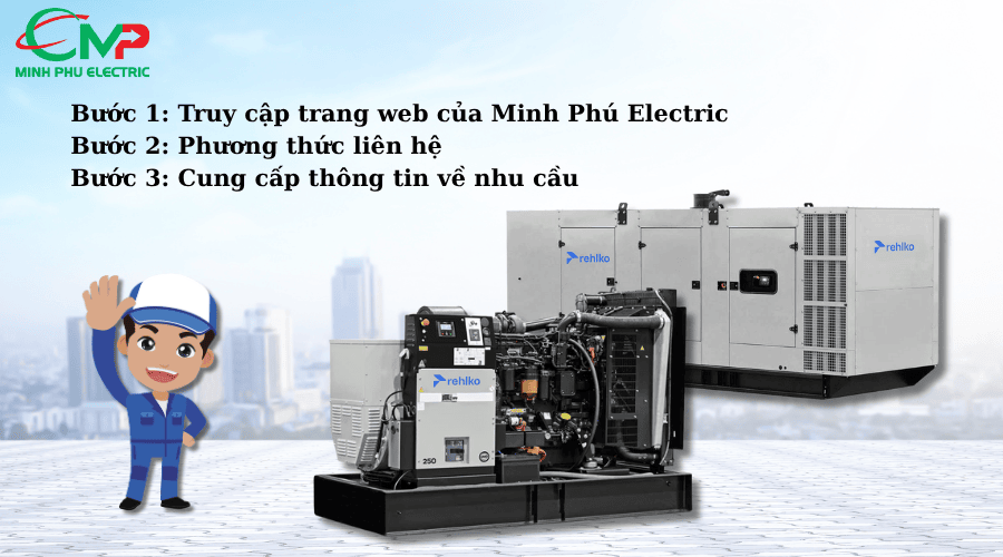 Hướng dẫn liên hệ tư vấn và báo giá tại Minh Phú Electric Hướng dẫn liên hệ tư vấn và báo giá tại Minh Phú Electric