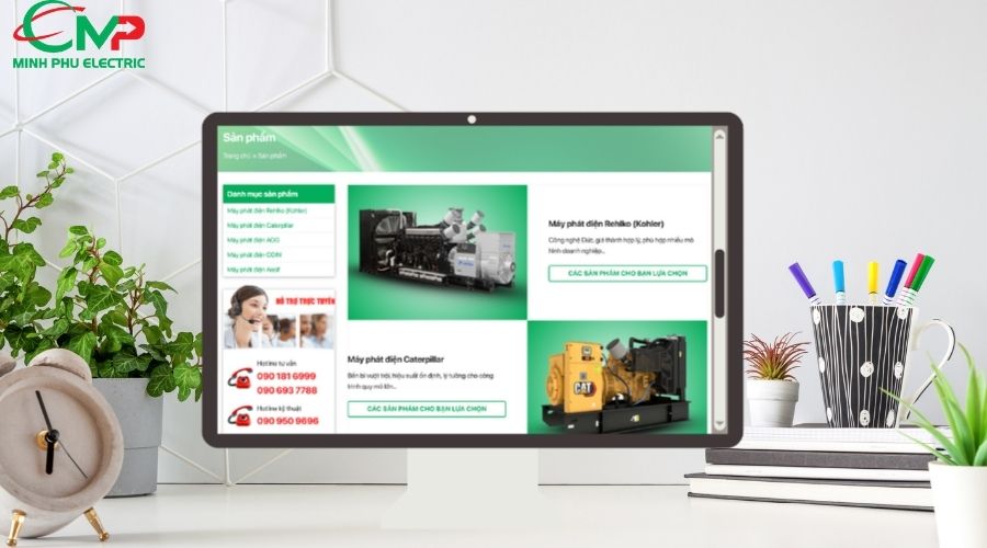 Liên hệ ngay Minh Phú Electric để nhận tư vấn miễn phí về máy phát điện Mitsubishi chính hãng ngay hôm nay