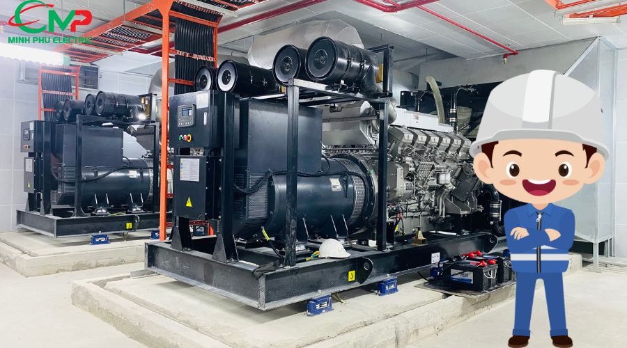 Ngăn ngừa lỗi máy phát điện Mitsubishi 1500kVA với bảo trì định kỳ