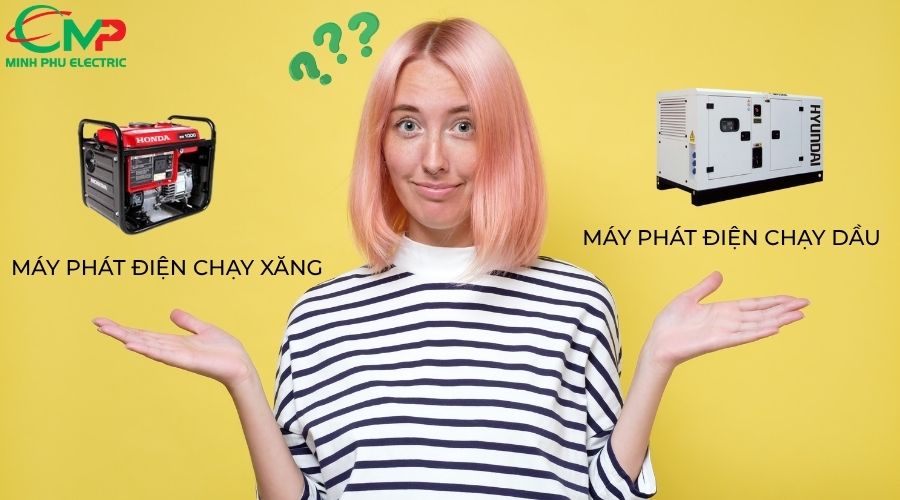 So sánh máy phát điện chạy dầu và chạy xăng 1