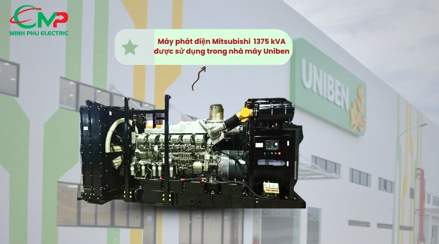 Ứng dụng thực tế của máy phát điện Mitsubishi