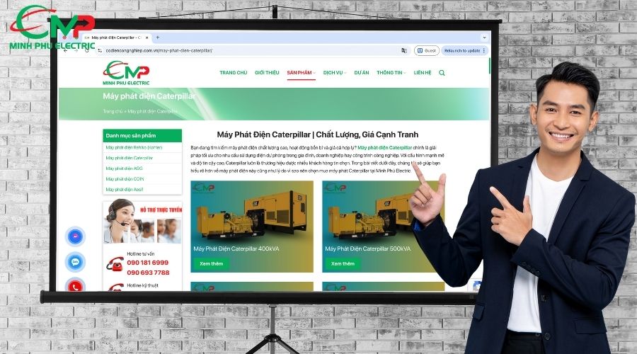 MUA MÁY PHÁT ĐIỆN CATERPILLAR 2000KVA Ở ĐÂU? 2 Đơn vị uy tín phân phối máy phát điện Caterpillar 2000kVA tại Việt Nam