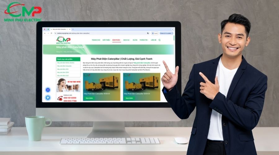 MÁY PHÁT ĐIỆN CATERPILLAR 1000KVA: CÓ NÊN MUA? 3 Hướng dẫn nhận báo giá máy phát điện Caterpillar 1000kVA tại Minh Phú Electric