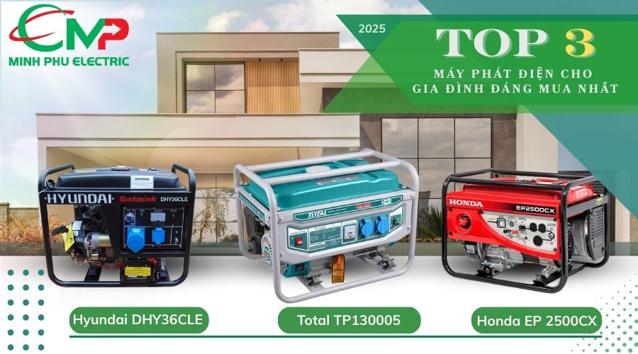 Top 03 máy phát điện cho gia đình đáng mua nhất 2025 (2)