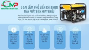 5 sai lầm phổ biến khi chọn máy phát điện xoay chiều