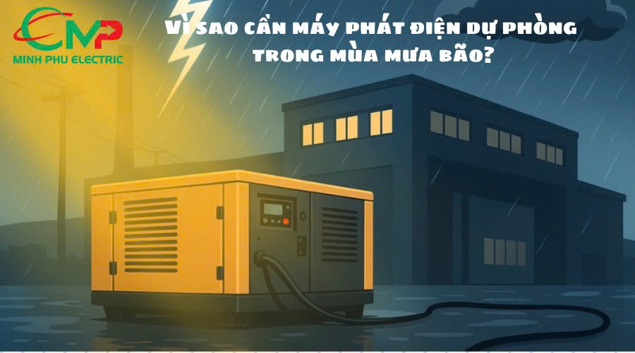 Vì Sao Cần Mua Máy Phát Điện Mùa Mưa Bão