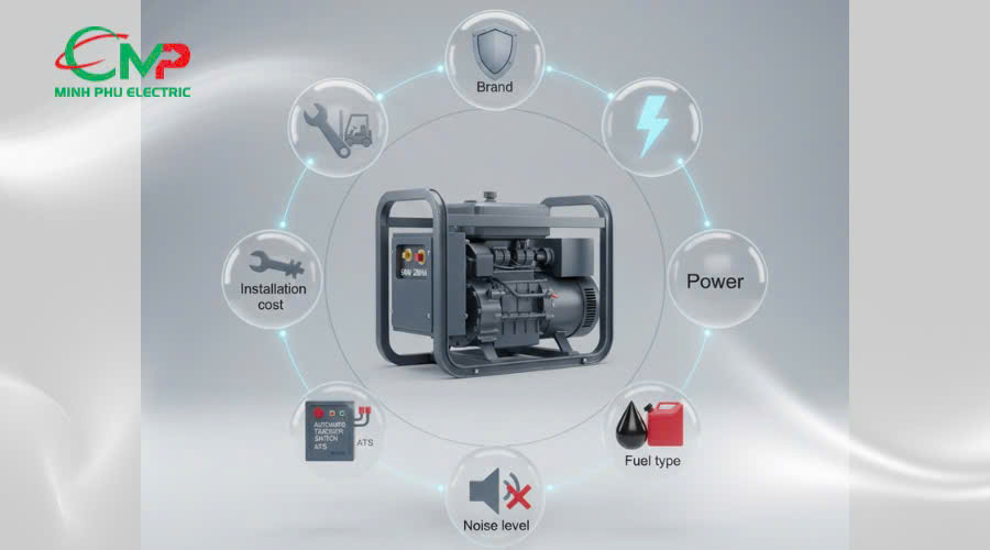Các yếu tố ảnh hưởng đến giá máy phát điện mà người mua cần hiểu
