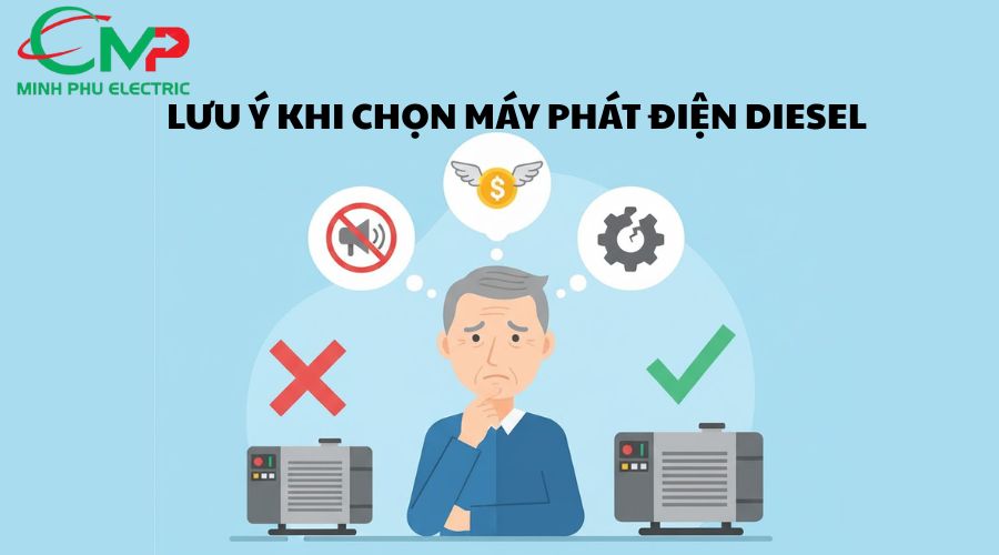 LƯU Ý KHI CHỌN MÁY PHÁT DIESEL