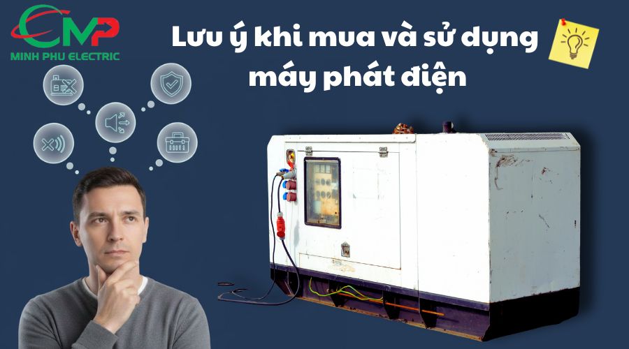 Lưu ý khi mua và sử dụng máy phát điện
