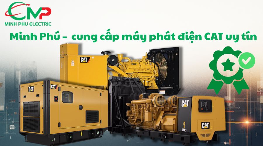 MÁY PHÁT ĐIỆN CAT - GIẢI PHÁP DỰ PHÒNG ĐIỆN TỐI ƯU! 3 Minh Phú – Đối tác cung cấp máy phát điện CAT uy tín tại Việt Nam