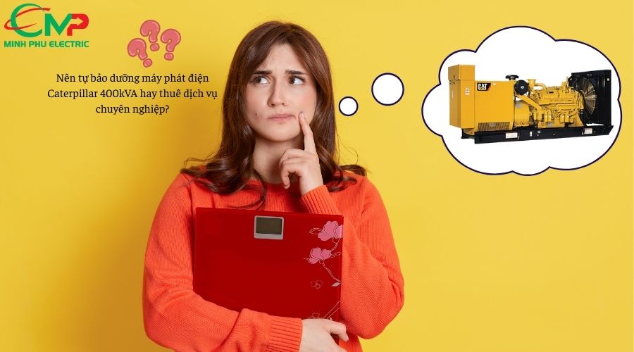 Nên tự bảo dưỡng máy phát điện Caterpillar 400kVA hay thuê dịch vụ chuyên nghiệp?