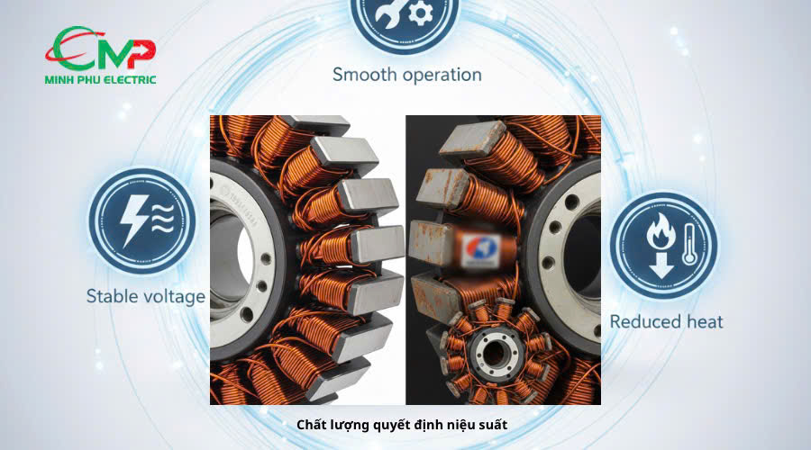 Tại sao việc thay thế linh kiện chính hãng lại quan trọng hàng đầu đối với máy phát điện 3 pha_