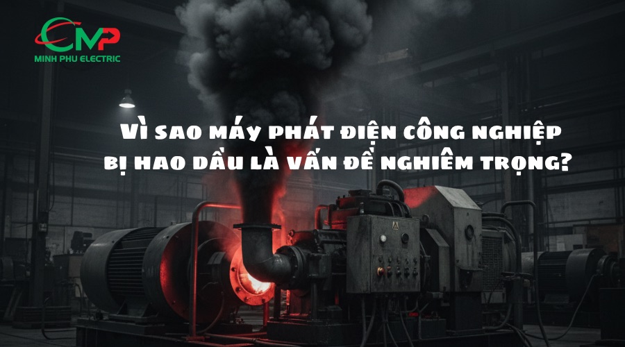 CÁCH GIẢI QUYẾT MÁY PHÁT ĐIỆN CÔNG NGHIỆP HAO DẦU 1 Vì sao máy phát điện công nghiệp bị hao dầu là vấn đề nghiêm trọng?