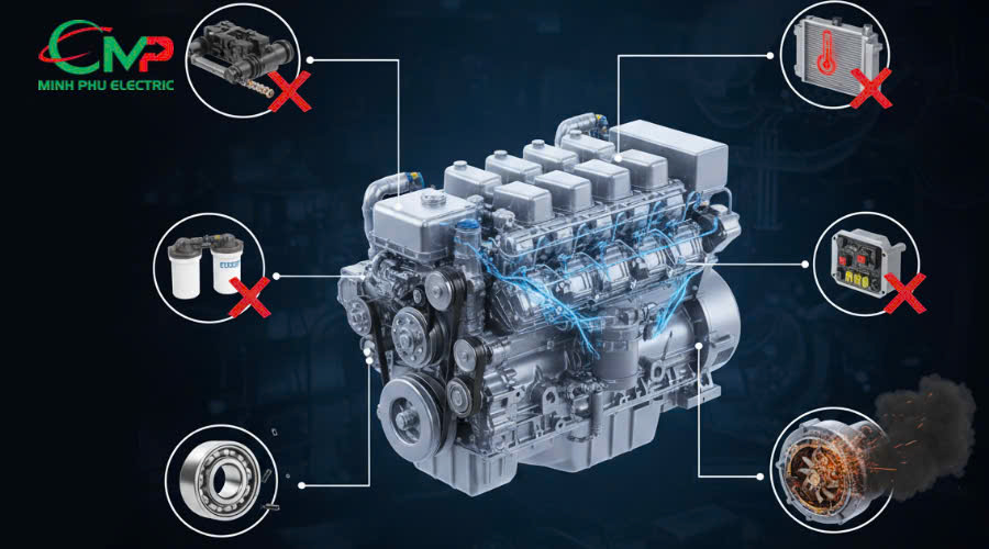 VÌ SAO MÁY PHÁT ĐIỆN XOAY CHIỀU HOẠT ĐỘNG KÉM? 1 Vì sao máy phát điện xoay chiều hoạt động kém_