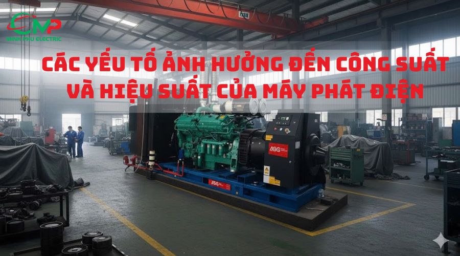 Các yếu tố ảnh hưởng đến công suất và hiệu suất của máy phát điện