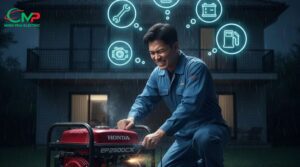  Dấu hiệu nhận biết máy phát điện Honda 5kW Chạy Xăng đang gặp vấn đề khó nổ