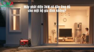 Máy phát điện 3kW có đáp ứng đủ cho một hộ gia đình không?