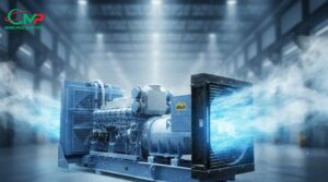 Nguyên lý làm mát của máy phát điện Mitsubishi.