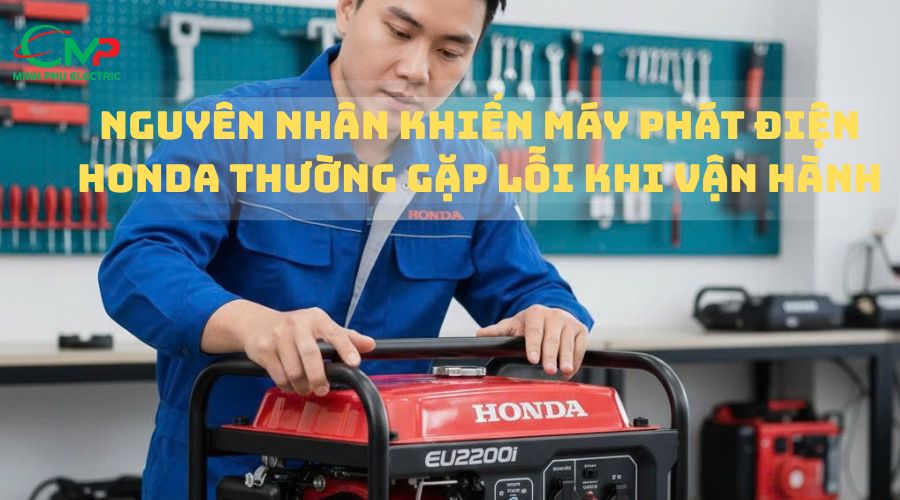 Nguyên nhân khiến máy phát điện Honda thường gặp lỗi khi vận hành