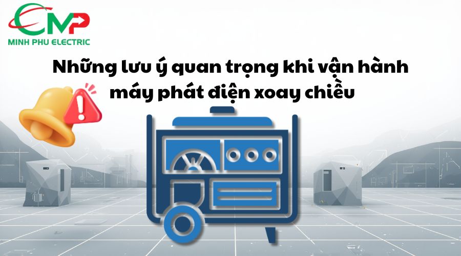 Những lưu ý quan trọng khi vận hành máy phát điện xoay chiều