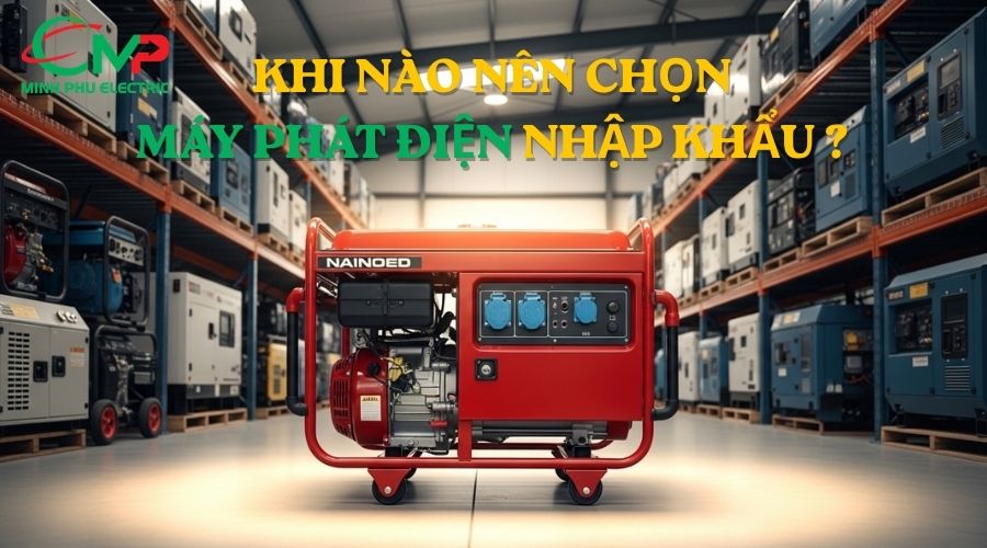 Khi nào nên chọn máy phát điện nhập khẩu?