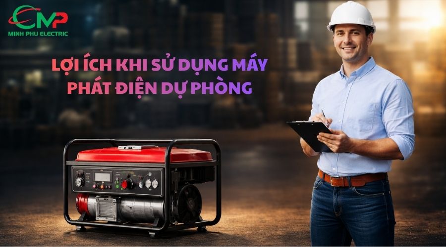 Lợi ích khi sử dụng máy phát điện dự phòng