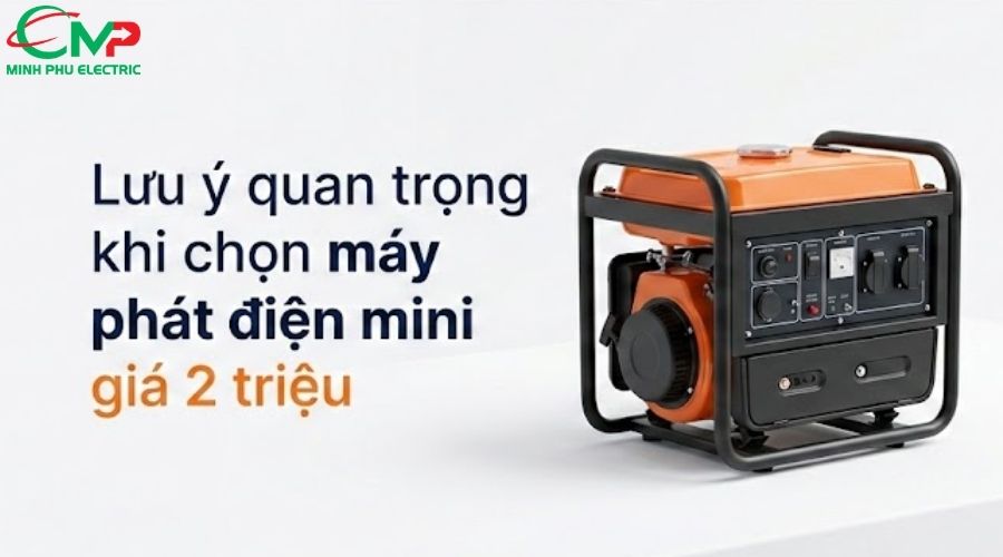 Lưu ý quan trọng khi chọn máy phát điện mini giá 2 triệu