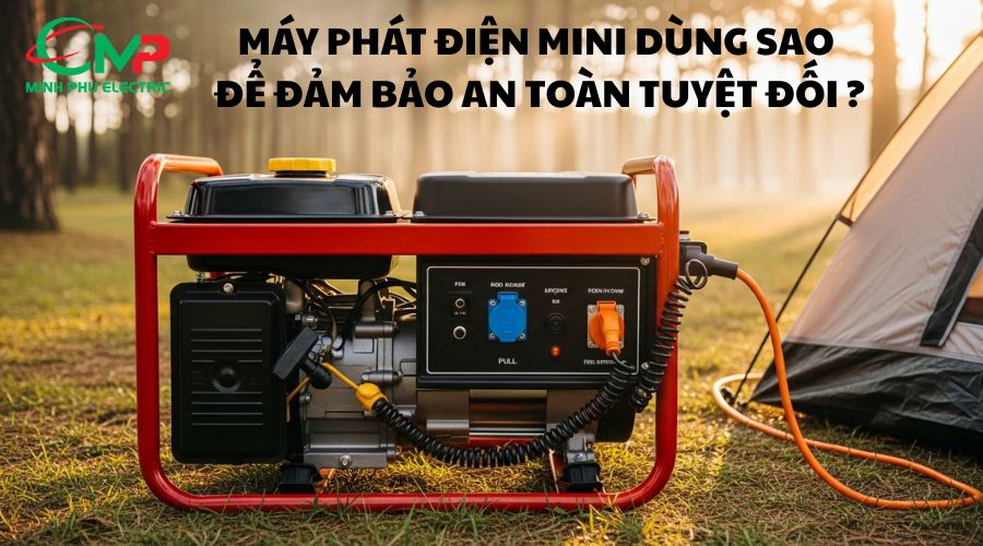 Máy phát điện mini dùng sao để đảm bảo an toàn tuyệt đối?