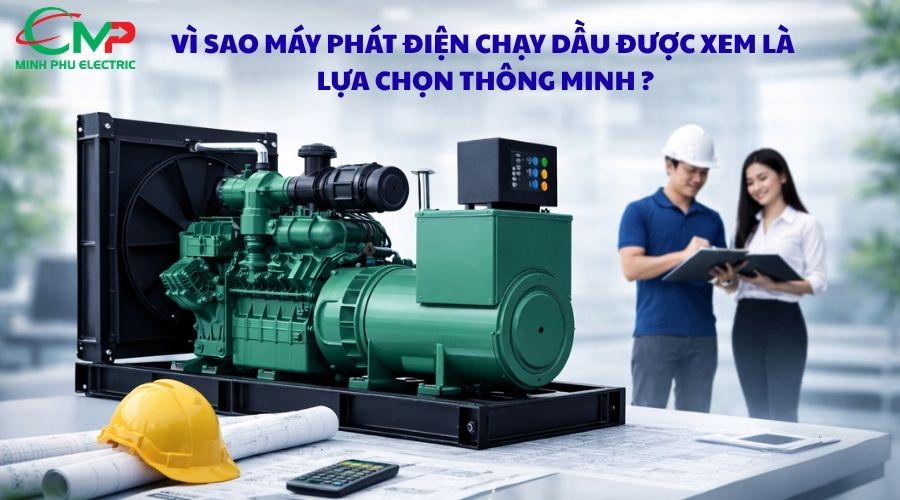 MÁY PHÁT ĐIỆN CHẠY DẦU: LỰA CHỌN THÔNG MINH? 1 Vì sao máy phát điện chạy dầu được xem là lựa chọn thông minh?