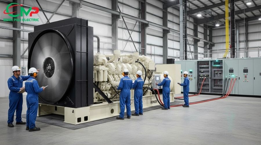 Thực tế vận hành máy phát điện Kohler 2500kVA