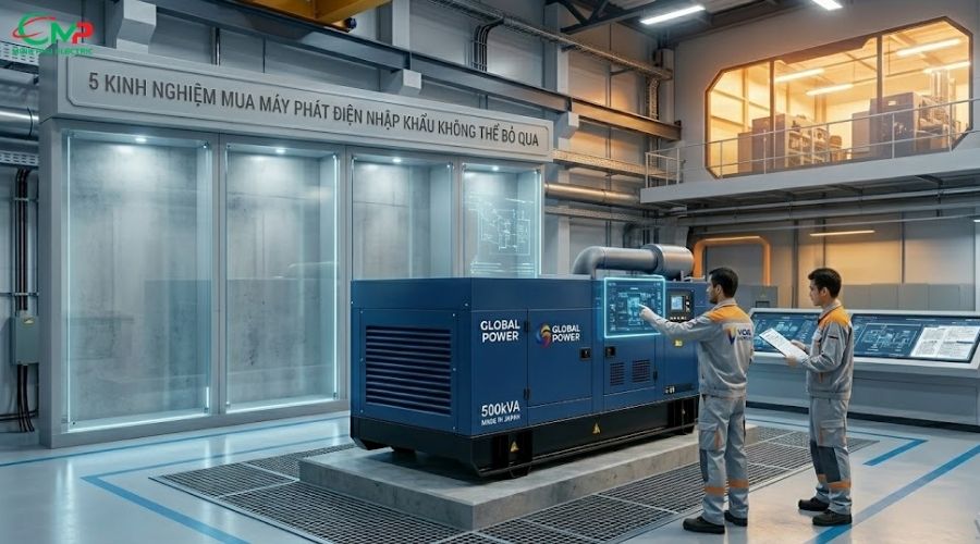 5 Kinh nghiệm mua máy phát điện nhập khẩu không thể bỏ qua 