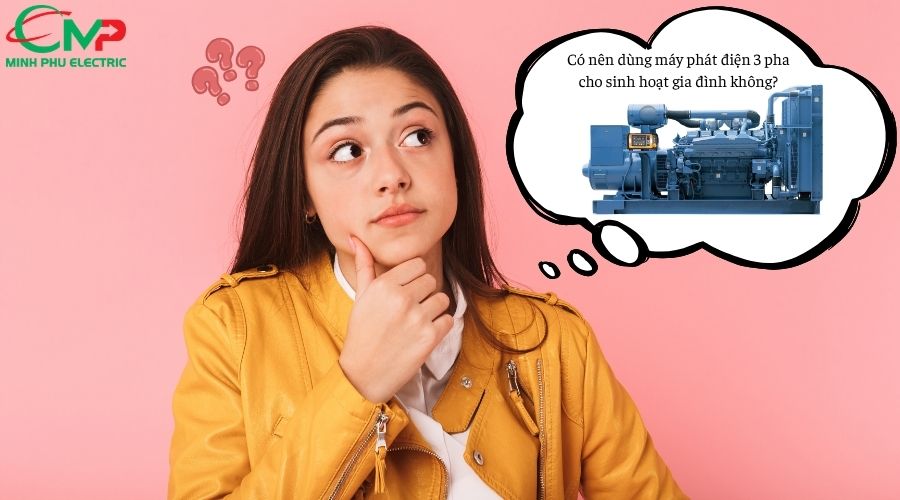Có nên dùng máy phát điện 3 pha cho sinh hoạt gia đình không?