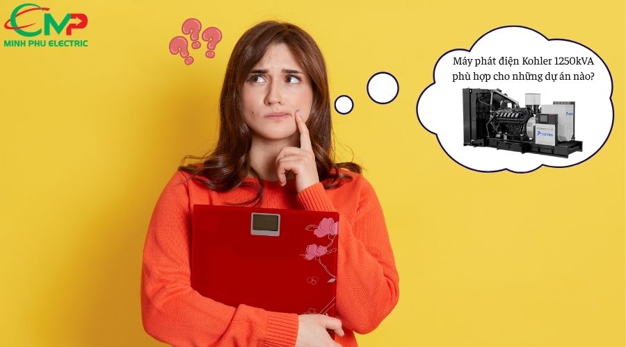 Máy phát điện Kohler 1250kVA phù hợp cho những dự án nào?
