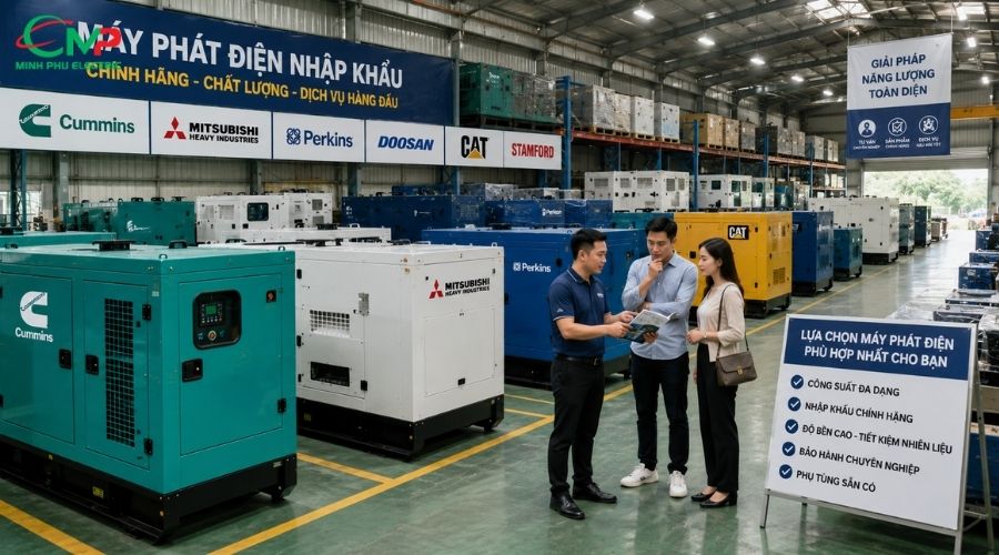 Kinh nghiệm chọn mua máy phát điện nhập khẩu chính hãng