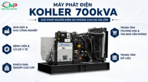 Máy phát điện Kohler 700kVA phù hợp với dự án nào?
