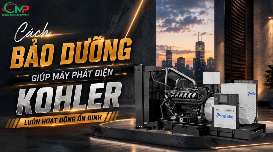 Cách bảo dưỡng giúp máy phát điện Kohler luôn hoạt động ổn định