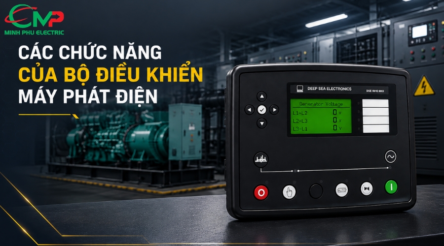 Các chức năng của bộ điều khiển máy phát điện 