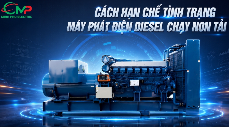 Cách hạn chế tình trạng máy phát điện diesel chạy non tải