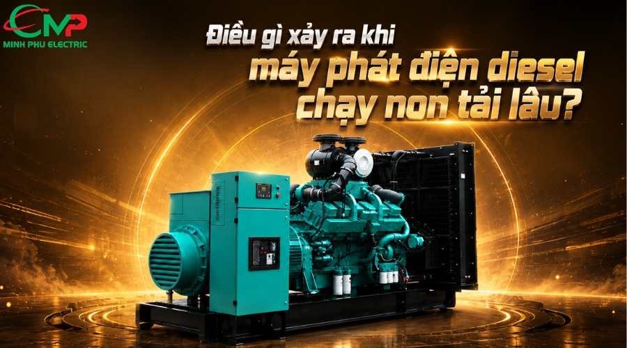 Điều gì xảy ra khi máy phát điện diesel chạy non tải lâu? 