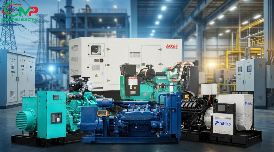 Những thương hiệu máy phát điện 2000kVA đáng đầu tư nhất hiện nay 
