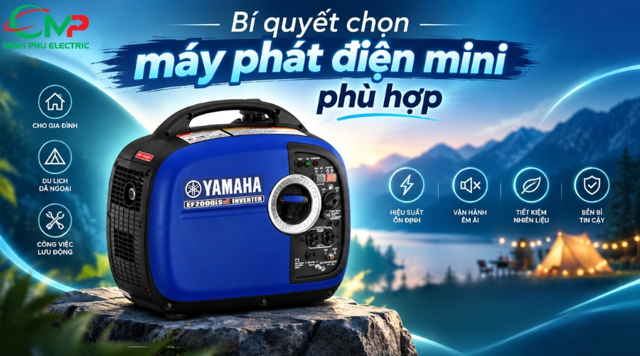 Bí quyết chọn máy phát điện mini phù hợp 