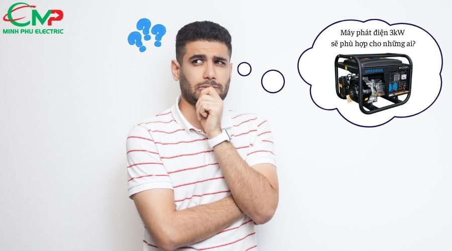 Máy phát điện 3kW sẽ phù hợp cho những ai?