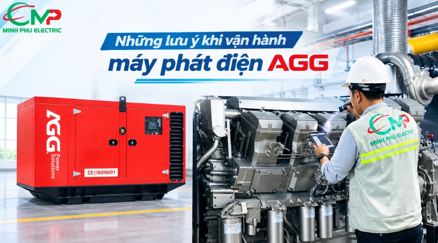 Những lưu ý khi vận hành máy phát điện AGG