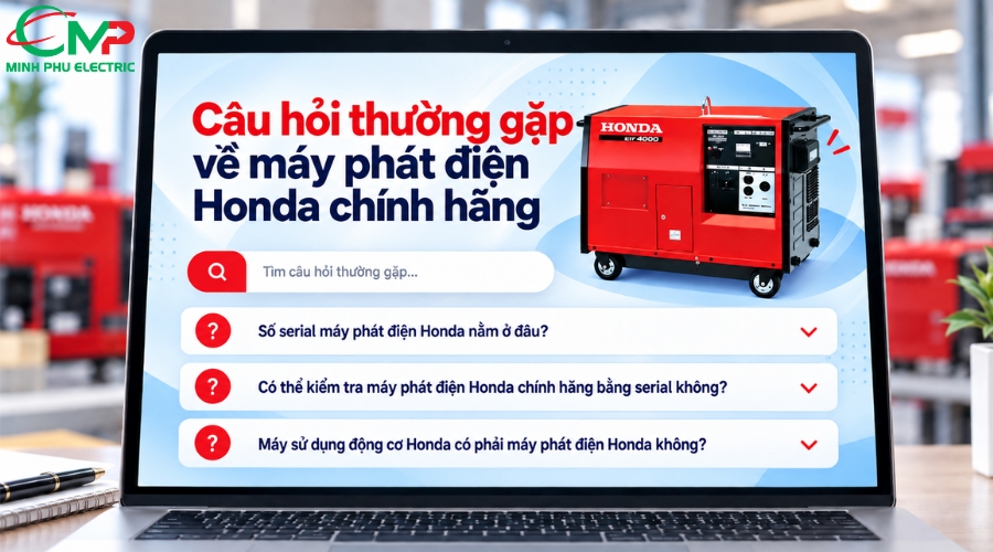 Câu hỏi thường gặp về máy phát điện Honda chính hãng