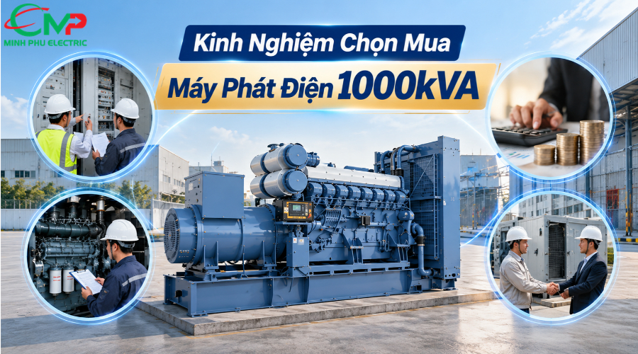 Kinh nghiệm chọn mua máy phát điện 1000kVA tối ưu chi phí