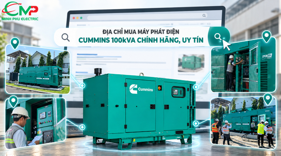 Kinh nghiệm lựa chọn máy phát điện Cummins 100kVA cho nhà máy